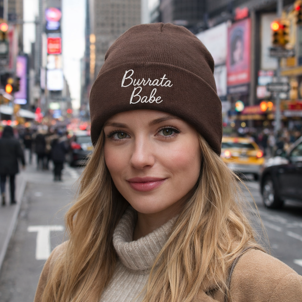Burrata Babe Essential Beanie (brown)