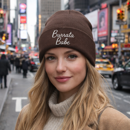 Burrata Babe Essential Beanie (brown)