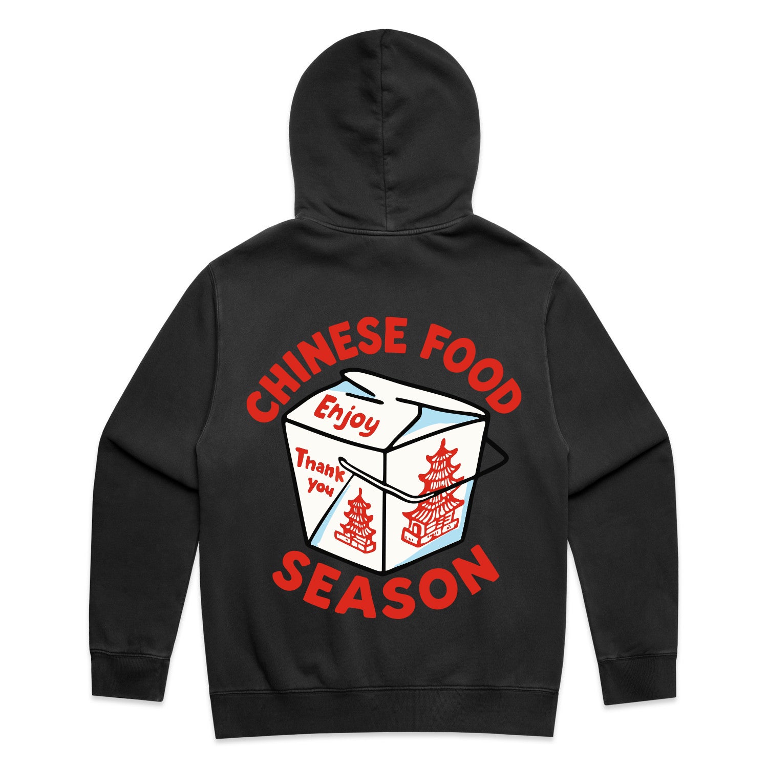 Chinese Food Season Hoodie (black)