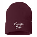 Burrata Babe Essential Beanie (maroon)