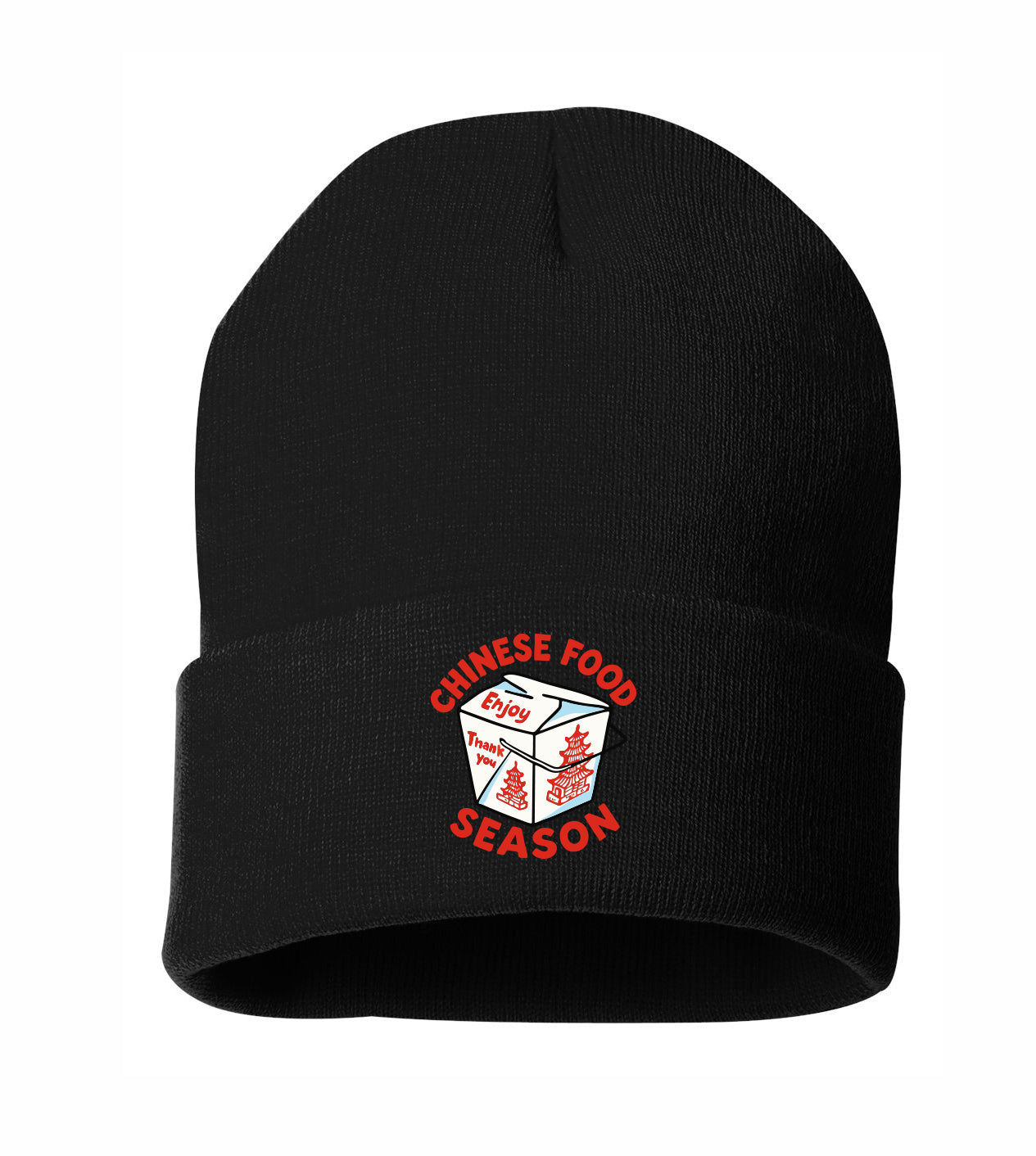 Chinese Food Season Beanie (black)