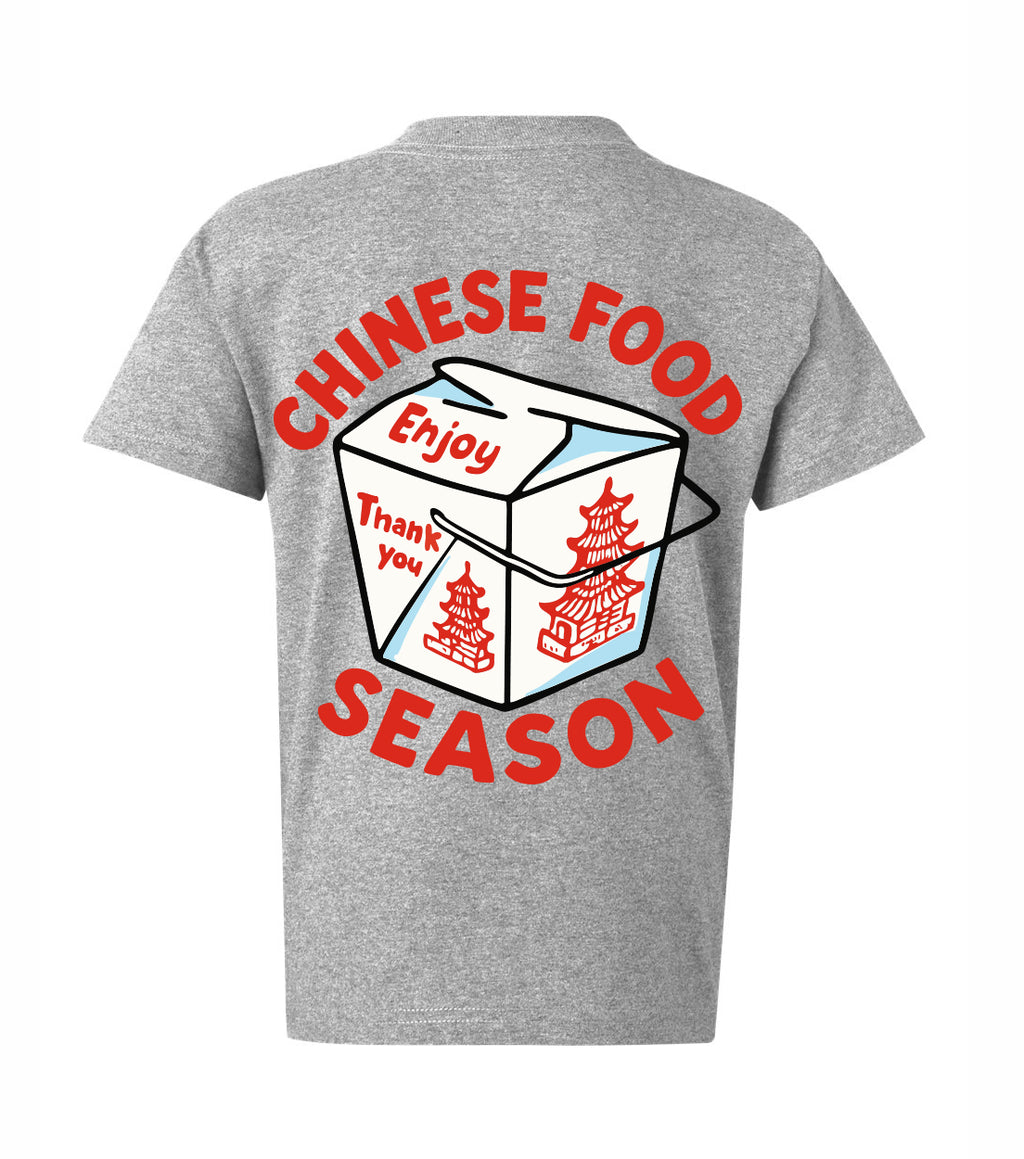 Chinese Food Season Kids T-shirt (grey)